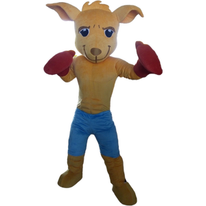 Kostum maskot singa olahraga kustom dengan otot kuat - Product Image 1