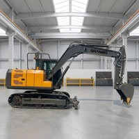 Mini-excavatrice sur chenilles de 9 tonnes, norme EPA Euro V, hydraulique, Yanmar, directement de l'usine, pour la construction, les travaux de terrassement, l'exploitation minière, garantie