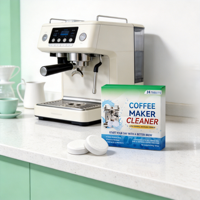 Tablettes détartrantes universelles pour machine à café, nettoyant pour réservoir d'eau, élimination du tartre et des dépôts de calcium