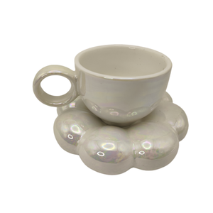 Regalos Empresariales, Taza de Café de Cerámica Ecológica con Forma de Nube Creativa de 220 ml, Diseño Personalizado Impreso - Product Image 4