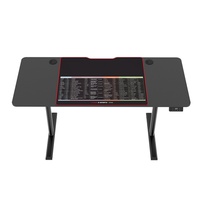 Bureau debout convertible intelligent à double moteur électrique, réglable en hauteur, en bois, moderne