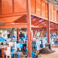 Complete palmolieverwerkingsinstallatie 1-2TPH, industriële palmolieverwerkingslijn, palmolie-extractiemachine in China