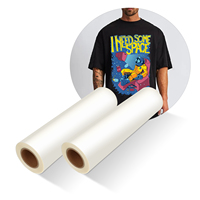 Films DTF en rouleau de 40 cm et 45 cm, pelables à chaud/froid, taille personnalisée, pour impression sur t-shirts avec imprimante DTF EPSON