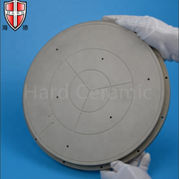 Disque chauffant en nitrure d'aluminium (AlN) pour plaques céramiques, mandrin à vide, haute conductivité thermique, pour PECVD CVD, D320