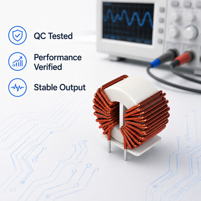 EVCMC Toroidal Common Mode Choke Inductor EMI Filter