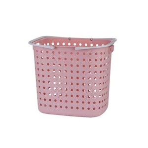 New simple cheap large plastic multicolor toy laundry basket with handle