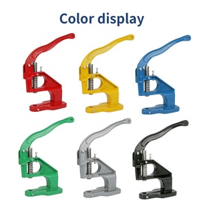 1000 pièces Kit de fixation de <span class=keywords><strong>pince</strong></span> à œillets-Dispositif de presse manuelle portable pour la fabrication de lanière en <span class=keywords><strong>tissu</strong></span> et de poignée de sac - Product Image 3