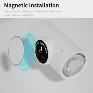 3 Mode Cylinder Magnetic Rechargeable Motion and <b>Light</b> Sensing Smart Night <b>Light</b> Colorful Atmosphere <b>Light</b> Soft Brightness - Product Image 5