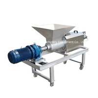Machine de déshydratation automatique de fumier de vache d'utilisation de déchets de ferme/déshydrateur de séparateur solide-liquide de vache pour le traitement de fumier de déchets
