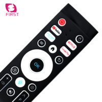 Control remoto de ratón aéreo BT de 2,4 GHz con Sensor giroscópico para TV para Android TV Box PC TV Material plástico código fijo RF