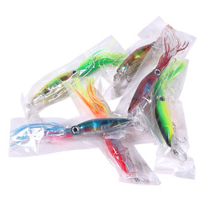 Venta al por Mayor Señuelos de Pesca JIZ001 de 14 cm 40 g para Curricán en Agua Salada, Faldas de Calamar Pulpo Luminosas y Realistas para Atún y Marlín - Product Image 4