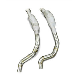 Downpipe de performance SS304 avec protection thermique pour Range Rover Sport <span class=keywords><strong>SVR</strong></span> 2018-2022 5.0L V8, échappement de course à haut débit - Product Image 3