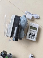 Compteur d'eau intelligent prépayé en laiton avec clavier, système de distribution de jetons, option OEM, télécommande Lora/Lorawan