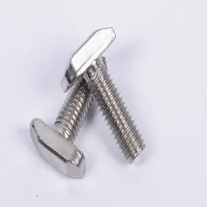 T bolts M16 Hot Sale Customized Stainless Steel M16 T Bolts Type T- head m6x20 M4 M10 M16