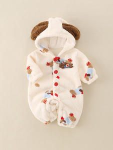 Combinaison en polaire pour bébé, Halloween, bébé, coton, <span class=keywords><strong>sortie</strong></span>, combinaison épaisse pour ramper, vêtements d'extérieur mignons pour enfants, cosplay - Product Image 2