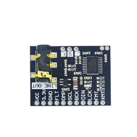Carte son PHAT PCM5102A Interface I2S Module DAC PCM5102 Carte audio 24 bits avec prise stéréo au-delà de ES9023 1794