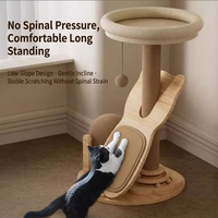 Griffoir pour chat en bois de sisal écologique de luxe, structure d'escalade et lit tout-en-un, résistant à l'usure, sans écaillage, utilisation en intérieur, 5 kg, haute qualité