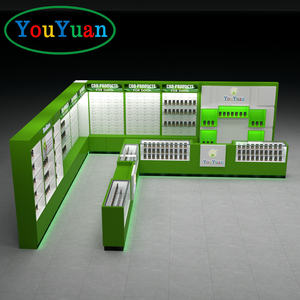 Armoire haut de gamme pour vitrine de magasin de fumée vitrine de vente au détail vitrine de <span class=keywords><strong>pharmacie</strong></span> en verre <span class=keywords><strong>avec</strong></span> <span class=keywords><strong>miroir</strong></span> - Product Image 1