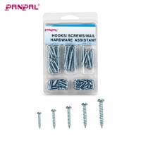Lot de 100 vis autotaraudeuses en acier au carbone, kit de fixation métal-bois avec emballage blister, service personnalisé disponible