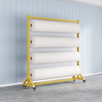 Support d'affichage pour film plastique bulle, tissu textile, nappe, isolation thermique automobile, pour film agricole et film pour terrains agricoles