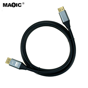 Productos más vendidos 2022 OEM Metal Head 4K 8K 1,4 <span class=keywords><strong>Cable</strong></span> DP a DP <span class=keywords><strong>Cable</strong></span> para monitor de juegos y tarjeta gráfica - Product Image 1