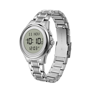 Tùy chỉnh qibla trở lại ánh sáng lịch xem GPS navigation cho hồi giáo thời gian cầu nguyện ban nhạc thép không gỉ IP67 chống thấm nước chức năng báo động - Product Image 2