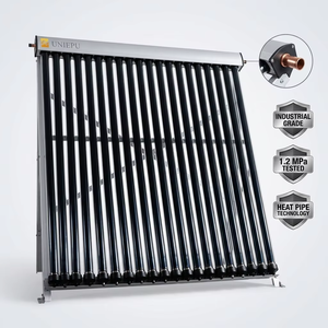 Colector <span class=keywords><strong>Solar</strong></span> Industrial de Alta Eficiencia, Sistema de Tubos de Calor Presurizados de 12 Tubos para Piscinas de Hoteles y Agua Caliente Centralizada - Product Image 1