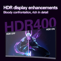 Nouvel écran de jeu HDR400 1000R de 34 pouces 240 Hz PD65W HVA pour PC avec livraison rapide