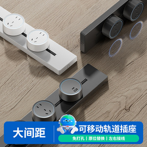 Recessed Track <b>Socket</b> 32A Aluminum Alloy With Usb Port For Office Desktops - Product Image 2