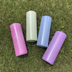Gobelets populaires de 20 oz à paillettes, changeant de couleur aux UV au soleil, vierges pour sublimation, pour transfert par sublimation blanche - Product Image 2