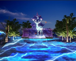 Projecteurs <span class=keywords><strong>laser</strong></span> de projection de cartographie de bâtiment d'immersion extérieure d'exposition d'éclairage holographique 3D - Product Image 3