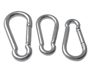 M4 M5 M6 M8 Trung Quốc nhà máy thép din5299b lớn Carabiner mùa xuân <span class=keywords><strong>Snap</strong></span> <span class=keywords><strong>hook</strong></span> - Product Image 2