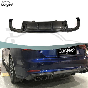 Joryee, difusor de parachoques trasero de fibra de carbono, Kit de cuerpo de escape, piezas de alerón de coche para <span class=keywords><strong>Mercedes</strong></span> Benz W213 2016-2018, accesorio de afinación - Product Image 2