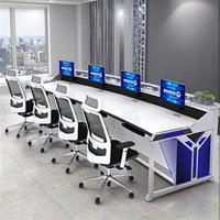 Bureau vertical moderne avec console de contrôle de la hauteur réglable, établi portable pour le travail