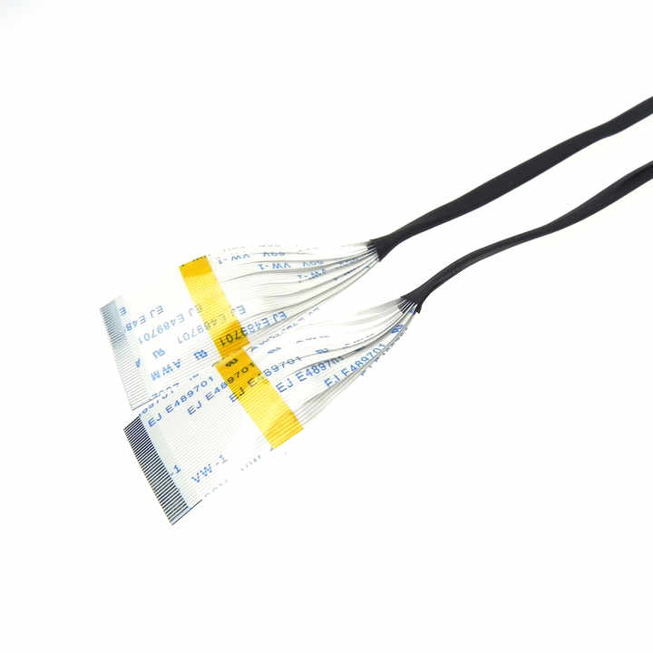 Câble Plat Flexible FFC 8 Voies, 0,5 Mm, 50 Mm - Compatible AWM 20706, Pour électronique