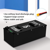 Batterie lithium-ion rechargeable à cycle profond YISHUN U003 48V 60V 72V, batterie de vélo électrique personnalisée 40Ah 50Ah 60Ah 70Ah