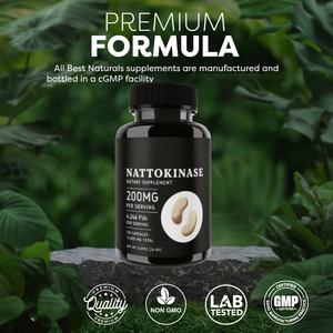 Premium Nattokinase Capsules 4246fu Natto Extract Supplement Hart Gezondheid Ondersteuning Nattokinase Supplement - Product Image 3