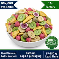 OEM Gedroogd Fruit Gemengd Gedroogd Groentechips en Droogproces Waterbehoud Bulkverpakking Gedroogde Groenten