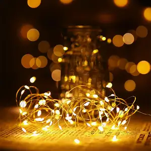 Fio de cobre ip44 à prova d' água, exterior, de alta qualidade, varal, luzes, festa, decoração de natal, luz