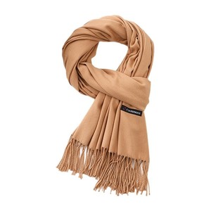 Sciarpe da donna personalizzate all'ingrosso in tinta unita e spesse calde e Casual da donna sciarpe da donna in Pashmina scialli con nappa sciarpa in <span class=keywords><strong>Cashmere</strong></span> - Product Image 5