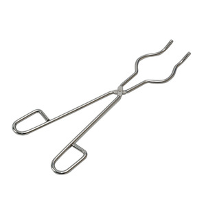 Pinzas de acero inoxidable para crisol, resistentes al calor, de laboratorio, para uso en química y fuego, 20CM 25CM 30CM 35CM 40CM 45CM 50CM - Product Image 1