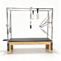 Équipement de fitness et de Pilates sur mesure en gros : Lit Reformer Cadillac en bois de chêne pour usage commercial et domestique