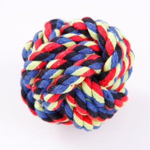 Wholesale Interactive Dual Rope <b>Ball</b> <b>Dog</b> Cat Toy Eco-Friendly Small Medium Pets Drop Shipping Random Color - Product Image 4