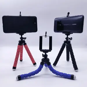 Diskon besar baru Tripod Desktop fleksibel foto luar ruangan Portable Live Adjustable Angle Holder Vlog kamera Video Selfie Stick Stander