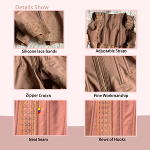Shapewear Colombiano Post-Liposuzione con Apertura al Seno, Modellante Corpo Intero ad Alta Compressione Post-Operatoria - Product Image 3