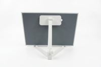 Tableau blanc de bureau en verre dépoli de 4 mm d'épaisseur, 20x30 cm, magnétique, avec support réglable et plateau à marqueurs intégré, pour bureau, OEM/ODM, 20+ ans d'expérience