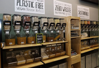 ECOBOX Noix a Granel Distributeur de grains de café Distributeur de céréales mural en plastique pour bonbons Distributeur de céréales en vrac pour magasin