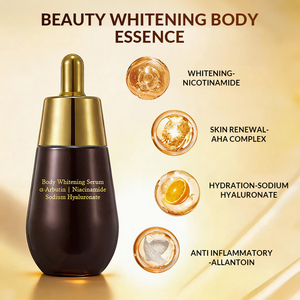 Sérum Corporel Éclaircissant Hydratant Anti-Taches à la Niacinamide pour Peaux Noires – Marque <span class=keywords><strong>Blanche</strong></span> - Product Image 2
