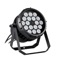 Éclairage de scène étanche IP65 RGBW 4 en 1 18x10W DMX512 CRI90 en alliage d'aluminium, projecteur LED Par pour concert, événement extérieur, fête