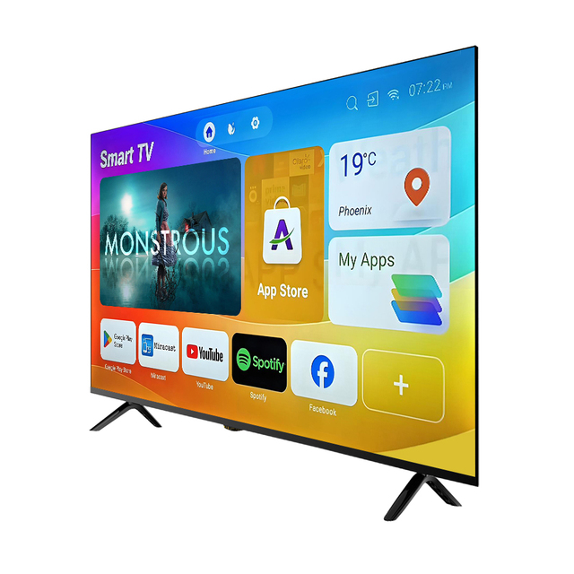 32 Inch LED TV Sets Custom Sizes Android Tv Smart 43 50 55 65 75 85 Inch Smart TV Customizable Google WebOs 4K Televisions